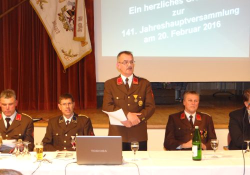 141. Jahreshauptversammlung der FF-Dölsach