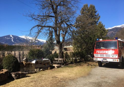 Görtschach-Brand im Freien