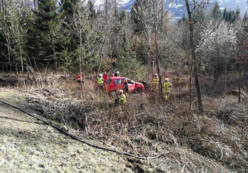 PKW Unfall auf der B100