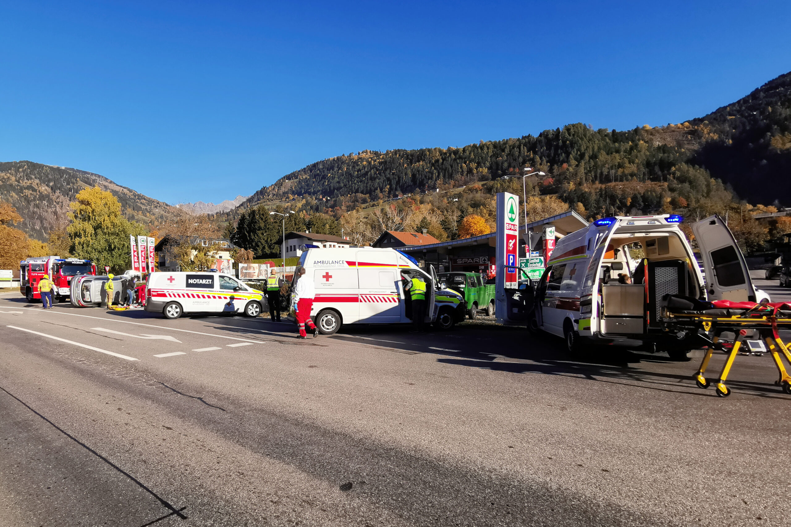 Verkehrsunfall Oktober 2021 Dölsach