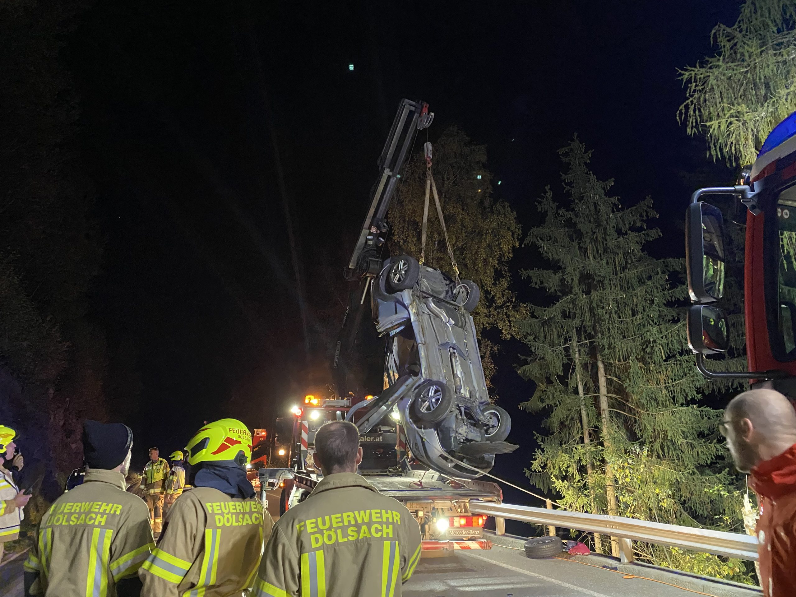 Verkehrsunfall Obergöriach Oktober 2022
